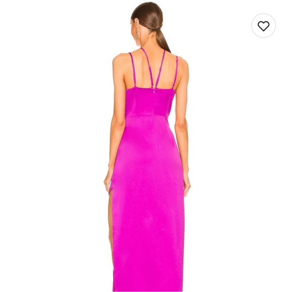 Elliatt purple event evening gown dress Size XS never worn adjustable straps - Picture 2 of 7